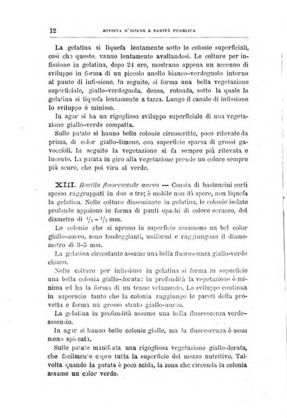 Rivista d'igiene e sanità pubblica con bollettino sanitario-amministrativo compilato sugli atti del Ministero dell'interno