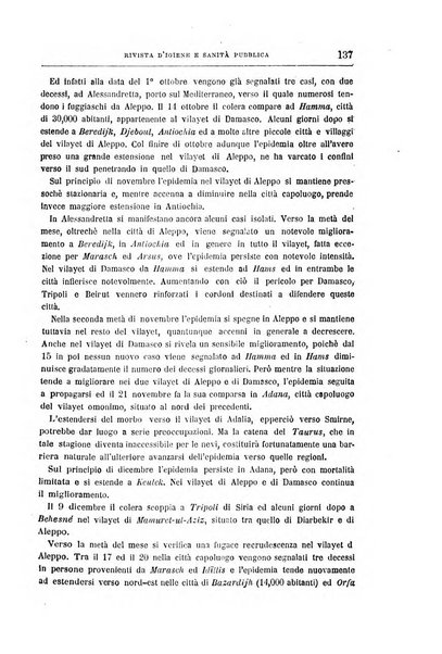 Rivista d'igiene e sanità pubblica con bollettino sanitario-amministrativo compilato sugli atti del Ministero dell'interno