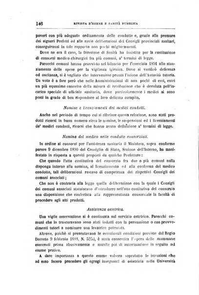 Rivista d'igiene e sanità pubblica con bollettino sanitario-amministrativo compilato sugli atti del Ministero dell'interno