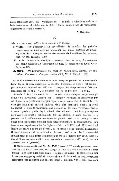 Rivista d'igiene e sanità pubblica con bollettino sanitario-amministrativo compilato sugli atti del Ministero dell'interno