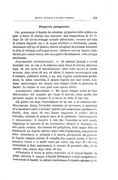 Rivista d'igiene e sanità pubblica con bollettino sanitario-amministrativo compilato sugli atti del Ministero dell'interno