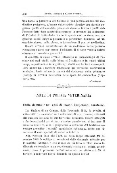 Rivista d'igiene e sanità pubblica con bollettino sanitario-amministrativo compilato sugli atti del Ministero dell'interno