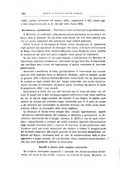 Rivista d'igiene e sanità pubblica con bollettino sanitario-amministrativo compilato sugli atti del Ministero dell'interno