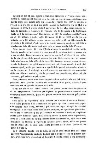 Rivista d'igiene e sanità pubblica con bollettino sanitario-amministrativo compilato sugli atti del Ministero dell'interno