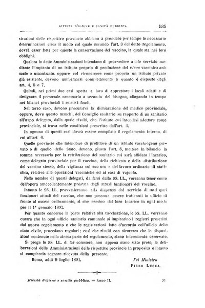 Rivista d'igiene e sanità pubblica con bollettino sanitario-amministrativo compilato sugli atti del Ministero dell'interno