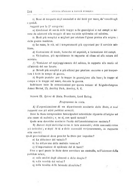 Rivista d'igiene e sanità pubblica con bollettino sanitario-amministrativo compilato sugli atti del Ministero dell'interno