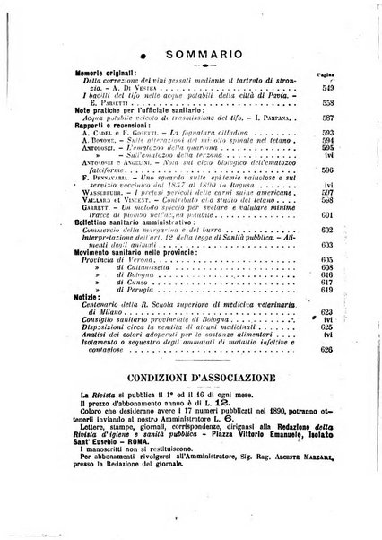 Rivista d'igiene e sanità pubblica con bollettino sanitario-amministrativo compilato sugli atti del Ministero dell'interno