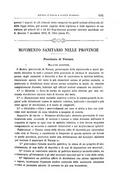 Rivista d'igiene e sanità pubblica con bollettino sanitario-amministrativo compilato sugli atti del Ministero dell'interno