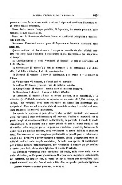 Rivista d'igiene e sanità pubblica con bollettino sanitario-amministrativo compilato sugli atti del Ministero dell'interno