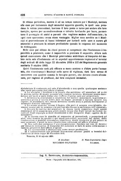 Rivista d'igiene e sanità pubblica con bollettino sanitario-amministrativo compilato sugli atti del Ministero dell'interno