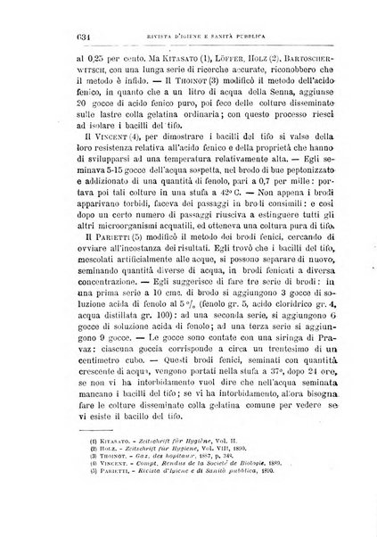 Rivista d'igiene e sanità pubblica con bollettino sanitario-amministrativo compilato sugli atti del Ministero dell'interno