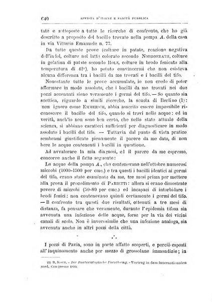 Rivista d'igiene e sanità pubblica con bollettino sanitario-amministrativo compilato sugli atti del Ministero dell'interno