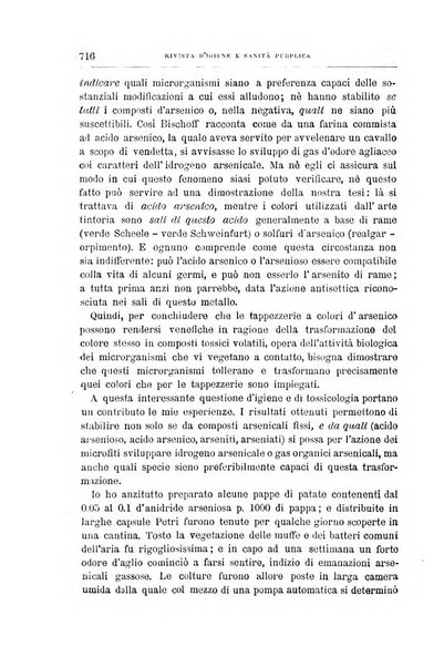 Rivista d'igiene e sanità pubblica con bollettino sanitario-amministrativo compilato sugli atti del Ministero dell'interno