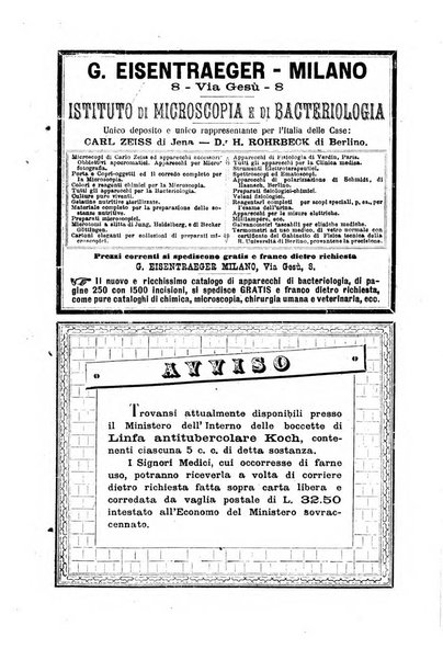 Rivista d'igiene e sanità pubblica con bollettino sanitario-amministrativo compilato sugli atti del Ministero dell'interno