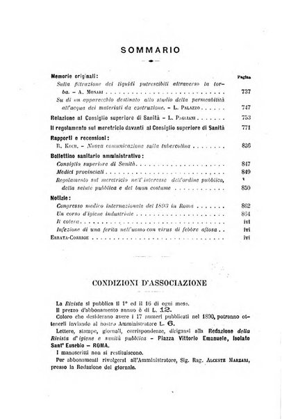 Rivista d'igiene e sanità pubblica con bollettino sanitario-amministrativo compilato sugli atti del Ministero dell'interno