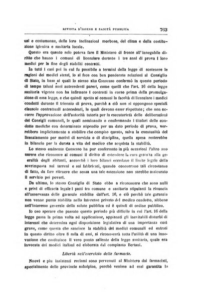 Rivista d'igiene e sanità pubblica con bollettino sanitario-amministrativo compilato sugli atti del Ministero dell'interno