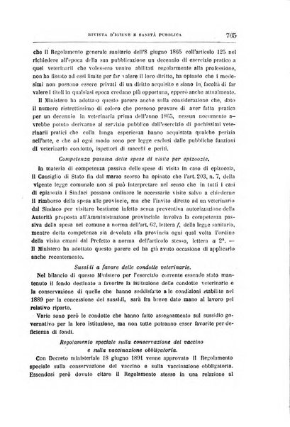 Rivista d'igiene e sanità pubblica con bollettino sanitario-amministrativo compilato sugli atti del Ministero dell'interno