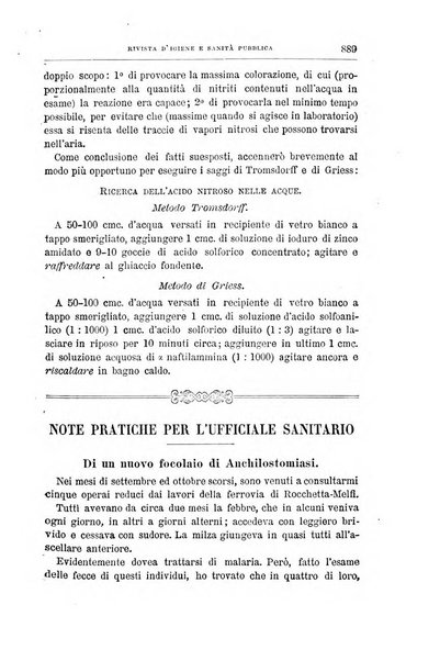 Rivista d'igiene e sanità pubblica con bollettino sanitario-amministrativo compilato sugli atti del Ministero dell'interno