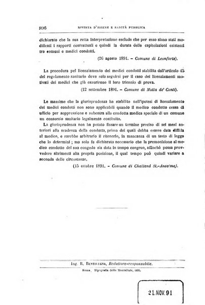 Rivista d'igiene e sanità pubblica con bollettino sanitario-amministrativo compilato sugli atti del Ministero dell'interno