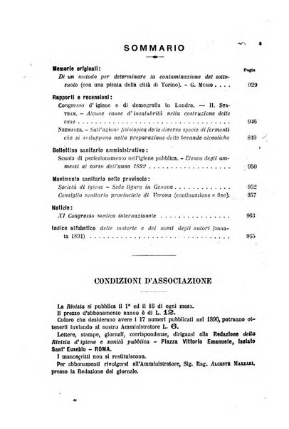 Rivista d'igiene e sanità pubblica con bollettino sanitario-amministrativo compilato sugli atti del Ministero dell'interno