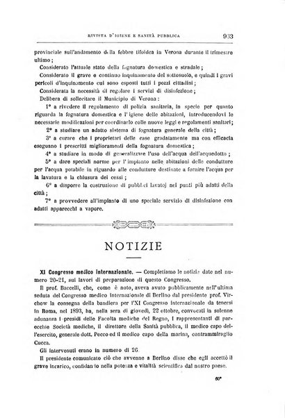 Rivista d'igiene e sanità pubblica con bollettino sanitario-amministrativo compilato sugli atti del Ministero dell'interno