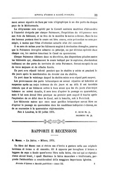 Rivista d'igiene e sanità pubblica con bollettino sanitario-amministrativo compilato sugli atti del Ministero dell'interno