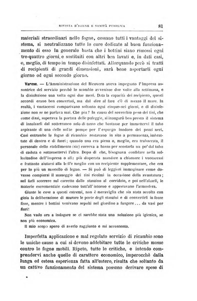 Rivista d'igiene e sanità pubblica con bollettino sanitario-amministrativo compilato sugli atti del Ministero dell'interno