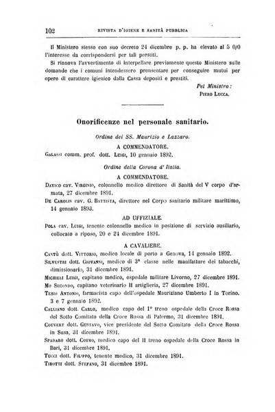 Rivista d'igiene e sanità pubblica con bollettino sanitario-amministrativo compilato sugli atti del Ministero dell'interno