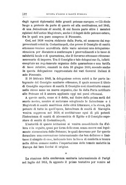 Rivista d'igiene e sanità pubblica con bollettino sanitario-amministrativo compilato sugli atti del Ministero dell'interno