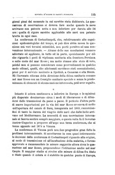 Rivista d'igiene e sanità pubblica con bollettino sanitario-amministrativo compilato sugli atti del Ministero dell'interno