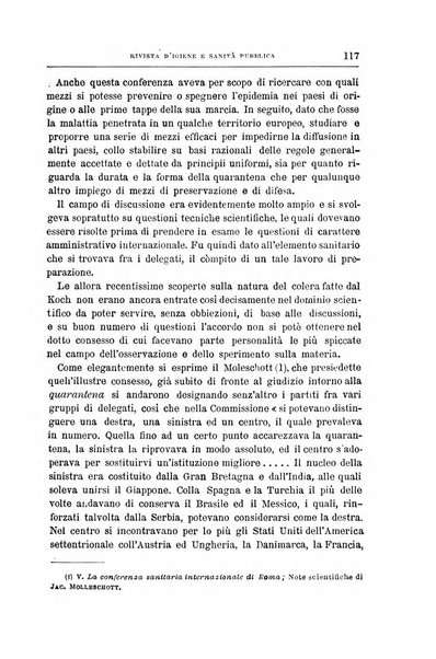 Rivista d'igiene e sanità pubblica con bollettino sanitario-amministrativo compilato sugli atti del Ministero dell'interno