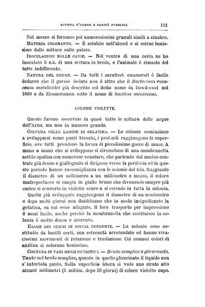 Rivista d'igiene e sanità pubblica con bollettino sanitario-amministrativo compilato sugli atti del Ministero dell'interno