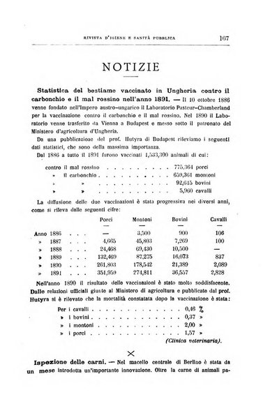 Rivista d'igiene e sanità pubblica con bollettino sanitario-amministrativo compilato sugli atti del Ministero dell'interno