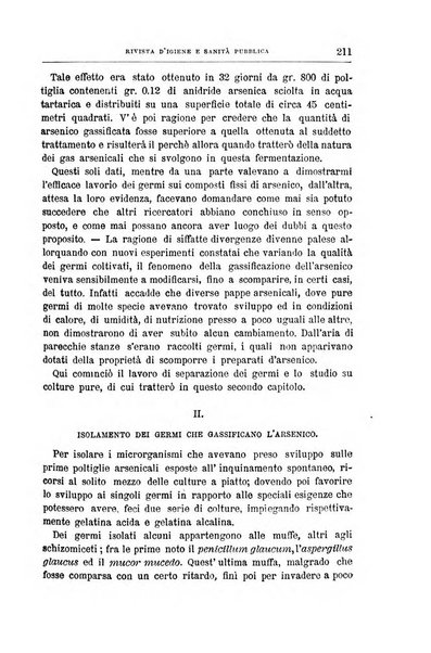 Rivista d'igiene e sanità pubblica con bollettino sanitario-amministrativo compilato sugli atti del Ministero dell'interno