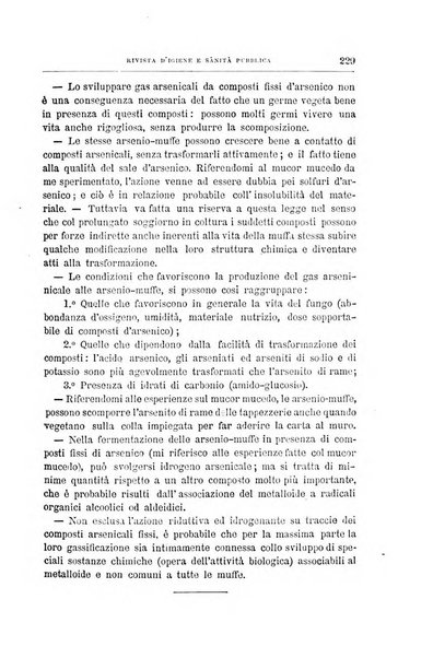 Rivista d'igiene e sanità pubblica con bollettino sanitario-amministrativo compilato sugli atti del Ministero dell'interno