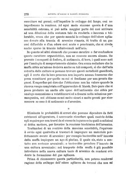 Rivista d'igiene e sanità pubblica con bollettino sanitario-amministrativo compilato sugli atti del Ministero dell'interno