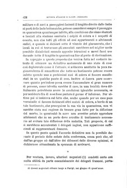 Rivista d'igiene e sanità pubblica con bollettino sanitario-amministrativo compilato sugli atti del Ministero dell'interno