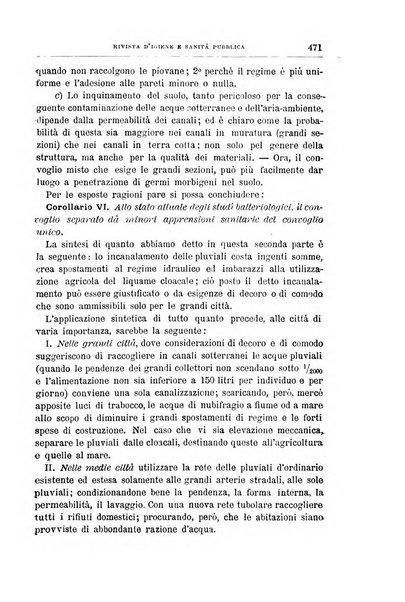 Rivista d'igiene e sanità pubblica con bollettino sanitario-amministrativo compilato sugli atti del Ministero dell'interno