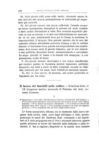 Rivista d'igiene e sanità pubblica con bollettino sanitario-amministrativo compilato sugli atti del Ministero dell'interno