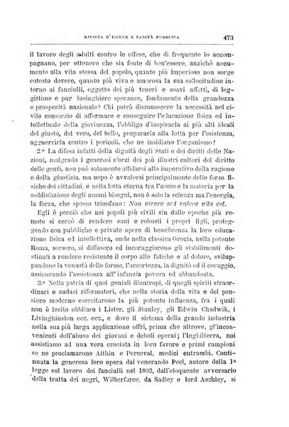 Rivista d'igiene e sanità pubblica con bollettino sanitario-amministrativo compilato sugli atti del Ministero dell'interno