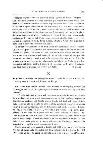 Rivista d'igiene e sanità pubblica con bollettino sanitario-amministrativo compilato sugli atti del Ministero dell'interno