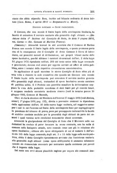 Rivista d'igiene e sanità pubblica con bollettino sanitario-amministrativo compilato sugli atti del Ministero dell'interno