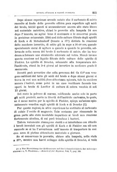 Rivista d'igiene e sanità pubblica con bollettino sanitario-amministrativo compilato sugli atti del Ministero dell'interno