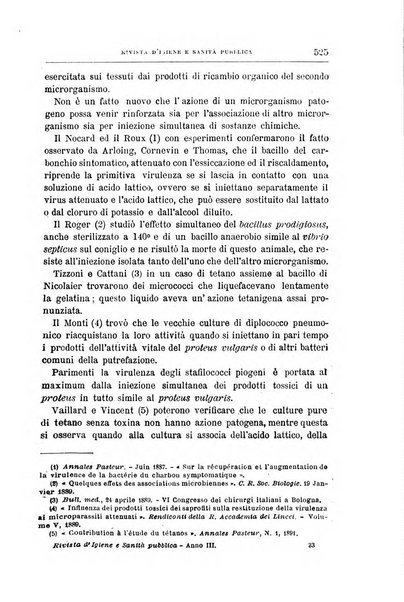 Rivista d'igiene e sanità pubblica con bollettino sanitario-amministrativo compilato sugli atti del Ministero dell'interno