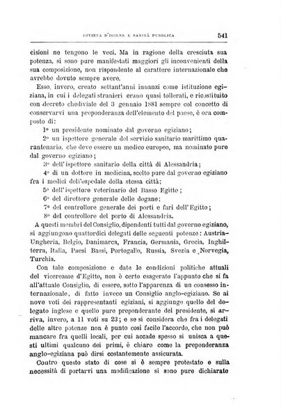 Rivista d'igiene e sanità pubblica con bollettino sanitario-amministrativo compilato sugli atti del Ministero dell'interno