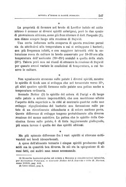 Rivista d'igiene e sanità pubblica con bollettino sanitario-amministrativo compilato sugli atti del Ministero dell'interno