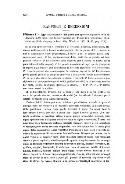 Rivista d'igiene e sanità pubblica con bollettino sanitario-amministrativo compilato sugli atti del Ministero dell'interno