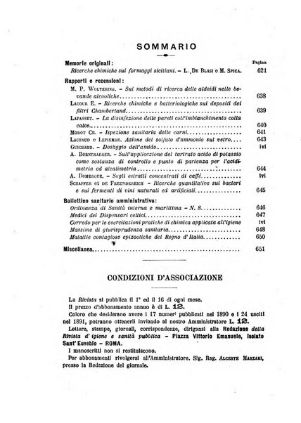 Rivista d'igiene e sanità pubblica con bollettino sanitario-amministrativo compilato sugli atti del Ministero dell'interno