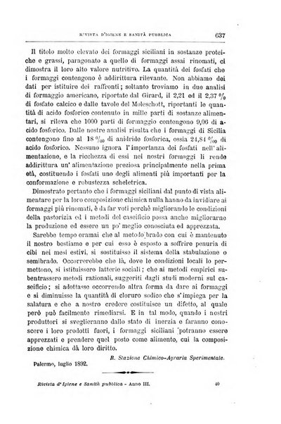 Rivista d'igiene e sanità pubblica con bollettino sanitario-amministrativo compilato sugli atti del Ministero dell'interno