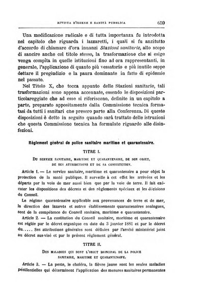 Rivista d'igiene e sanità pubblica con bollettino sanitario-amministrativo compilato sugli atti del Ministero dell'interno